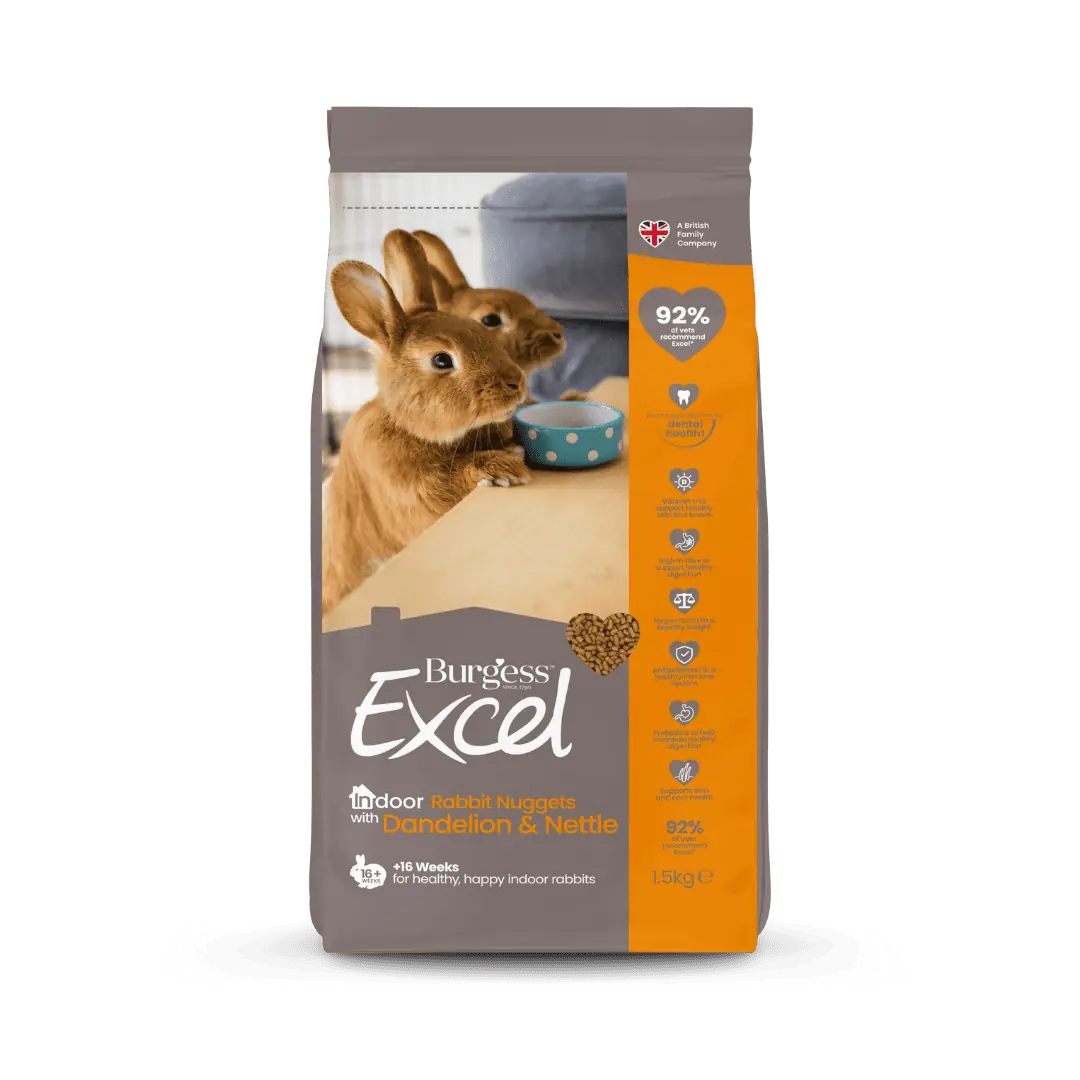 Excel Indoor Rabbit Nuggets with Dandelion & Nettle