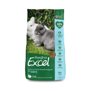 Excel Junior & Dwarf Rabbit Nuggets with Mint