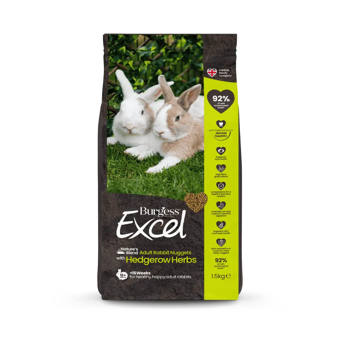 Excel Nature's Blend Adult Rabbit Nuggets with Hedgerow Herbs