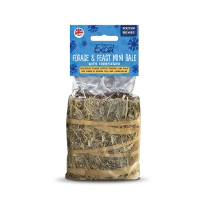 Excel Forage & Feast Mini Bale with Cornflower